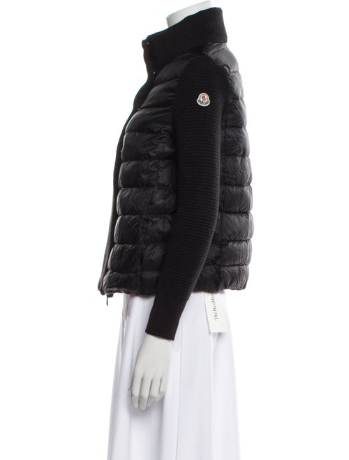 Moncler Nylon Faux Fur Jacket