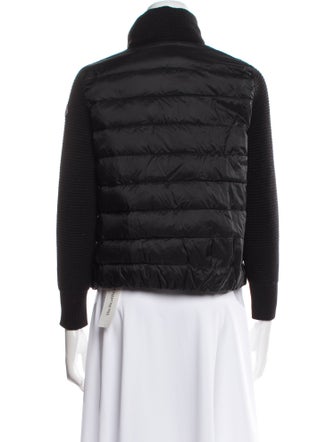 Moncler Nylon Faux Fur Jacket