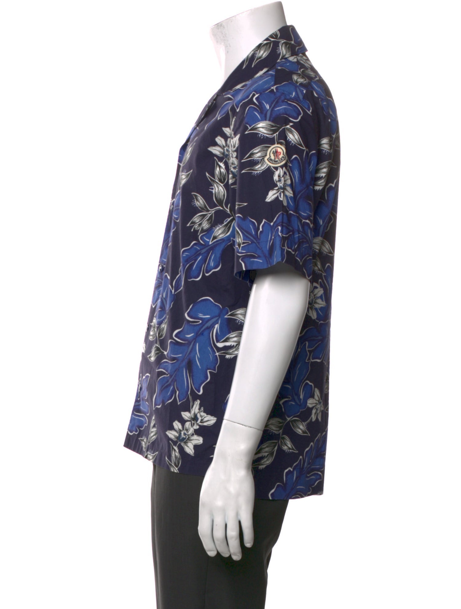 Moncler Printed Short Sleeve Shirt