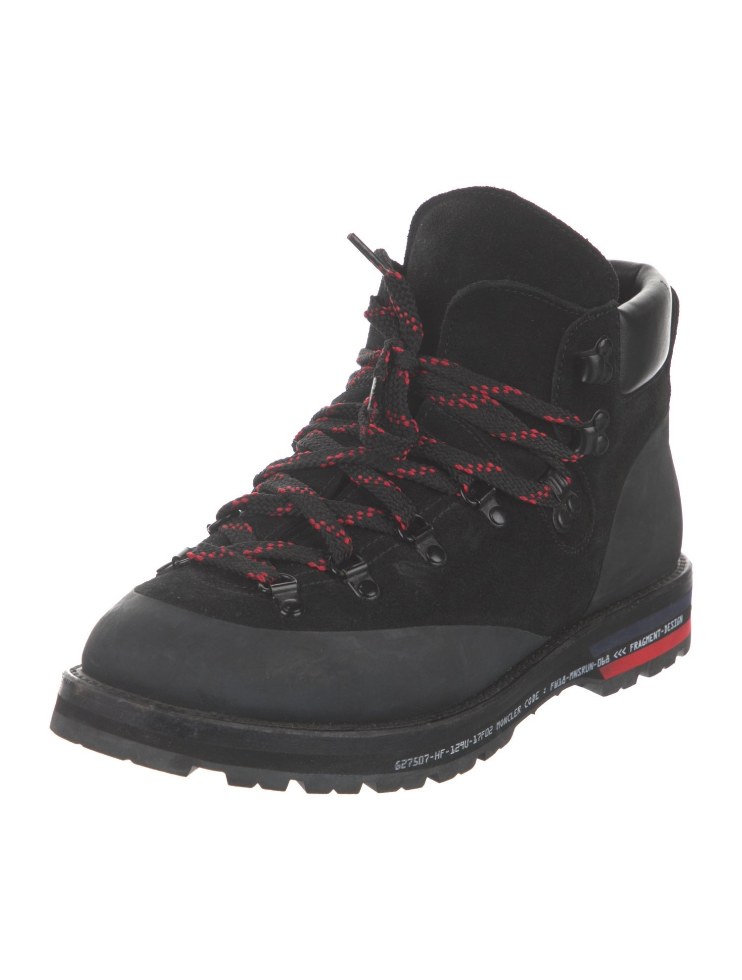 Moncler x Fragment Design Suede Leather Trim Embellishment Sneakers