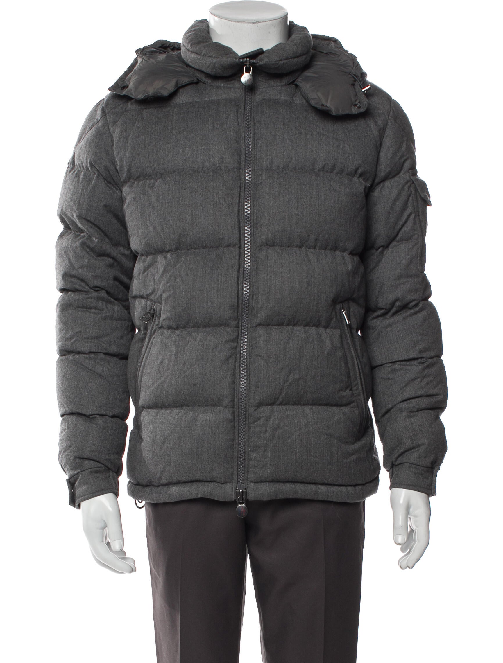 Moncler Virgin Wool Puffer Coat