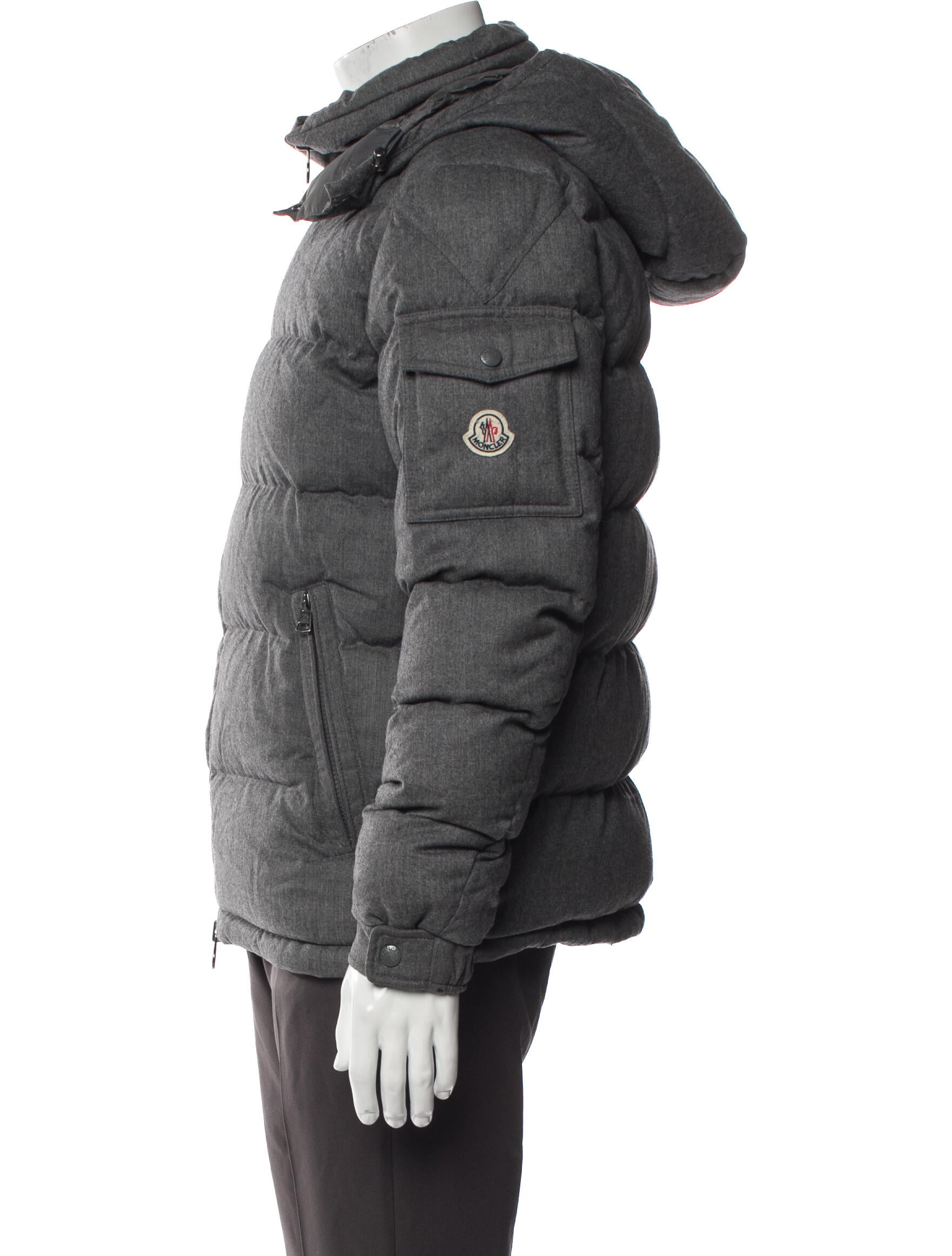Moncler Virgin Wool Puffer Coat