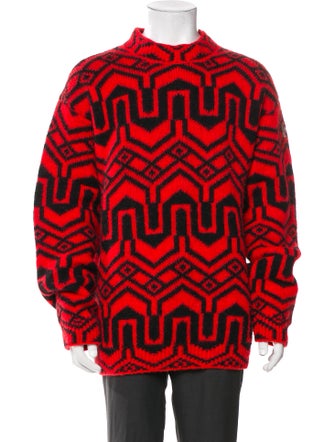 Moncler Grenoble Alpaca Printed Pullover