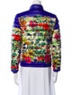 Moncler Down Floral Print Down Jacket
