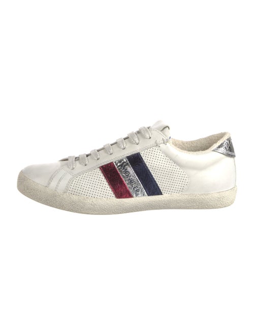Moncler Leather Lasercut Accents Sneakers
