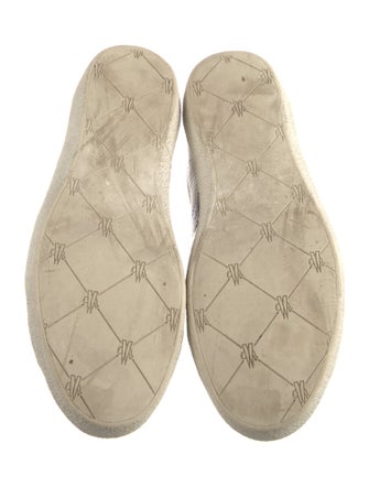 Moncler Leather Lasercut Accents Sneakers