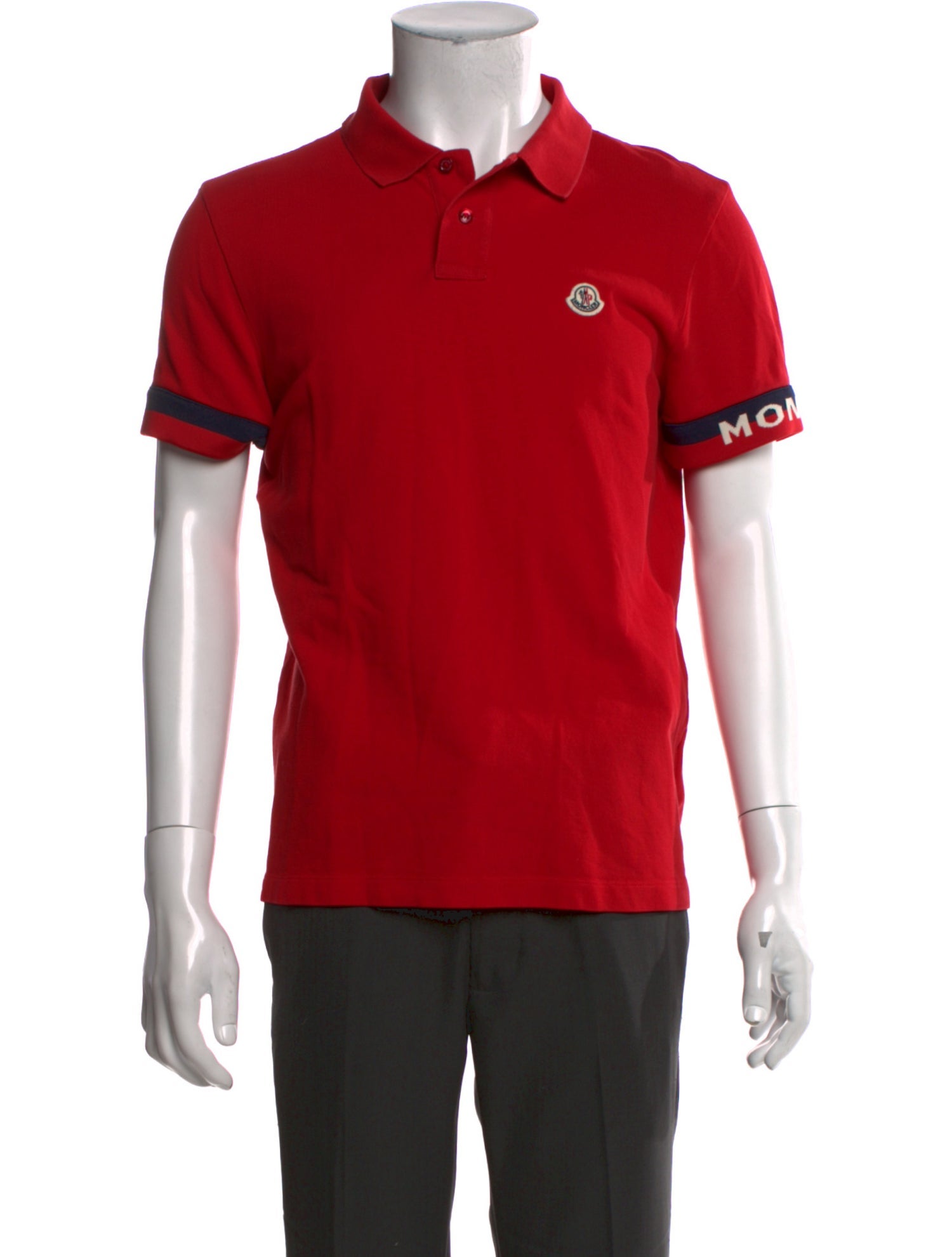 Moncler Crew Neck Short Sleeve Polo Shirt
