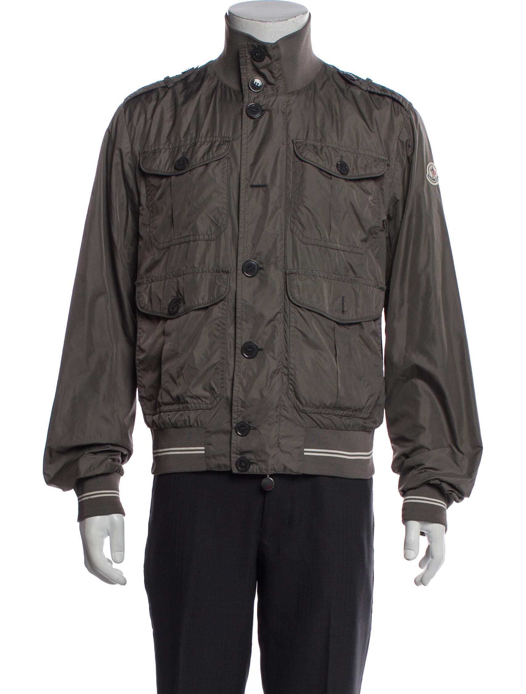 Moncler Striped Utility Jacket