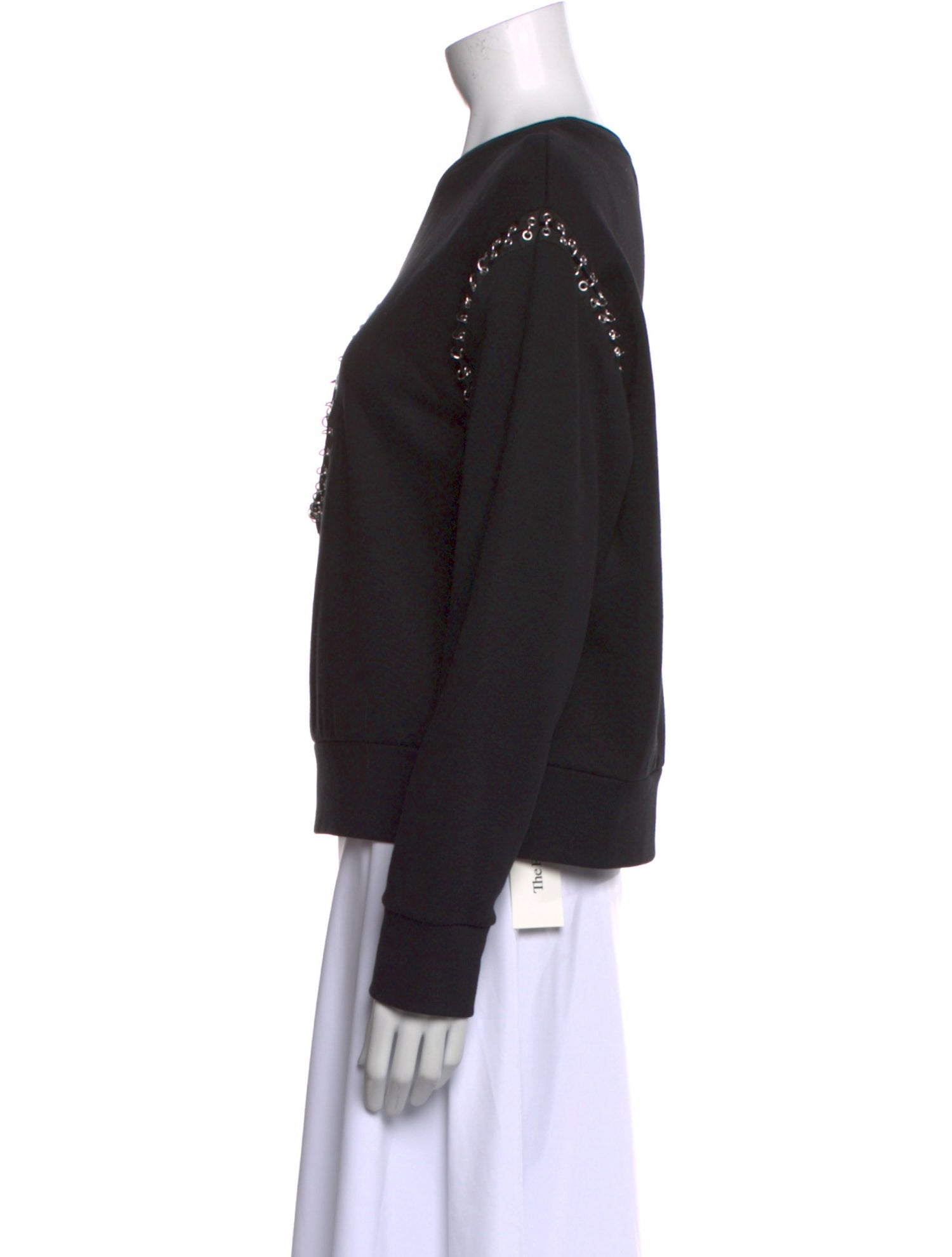 Moncler Bateau Neckline Long Sleeve Sweatshirt