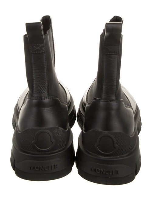 Moncler Leather Chelsea Boots