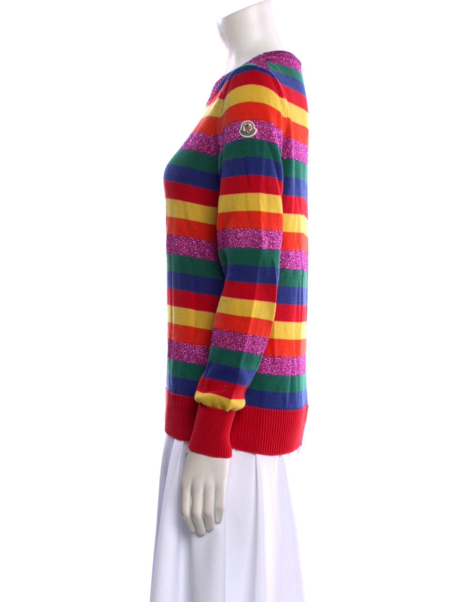 Moncler Striped Crew Neck Sweater