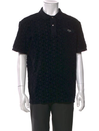 Moncler Collar Short Sleeve Polo Shirt