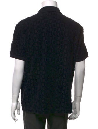 Moncler Collar Short Sleeve Polo Shirt