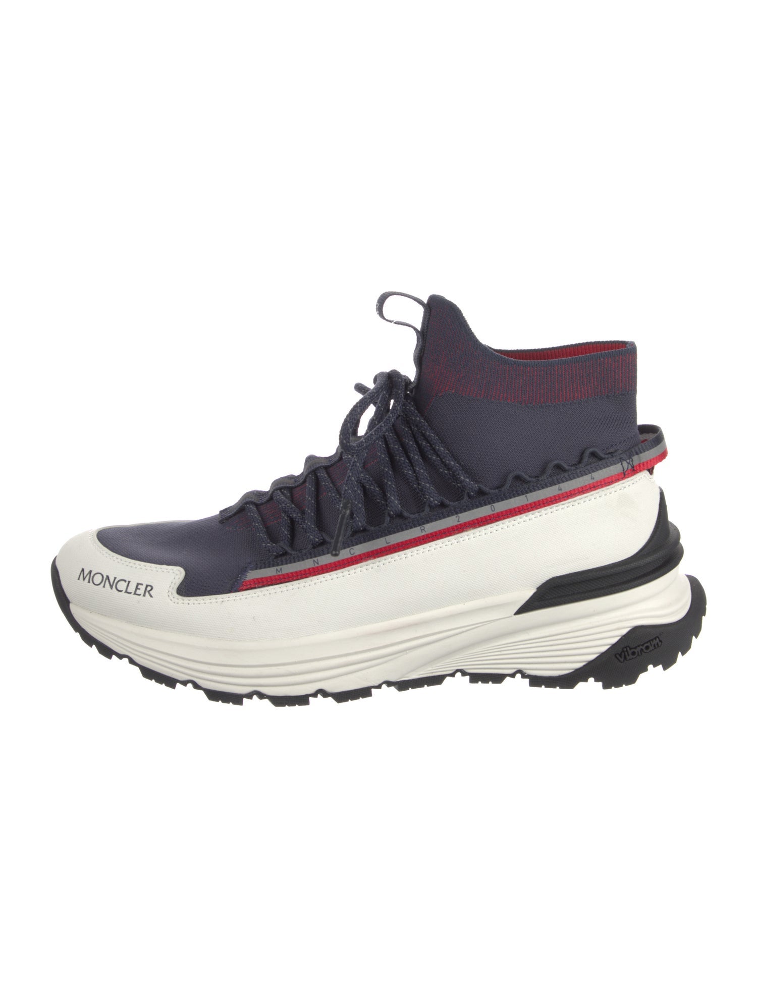 Moncler Colorblock Pattern Sock Sneakers