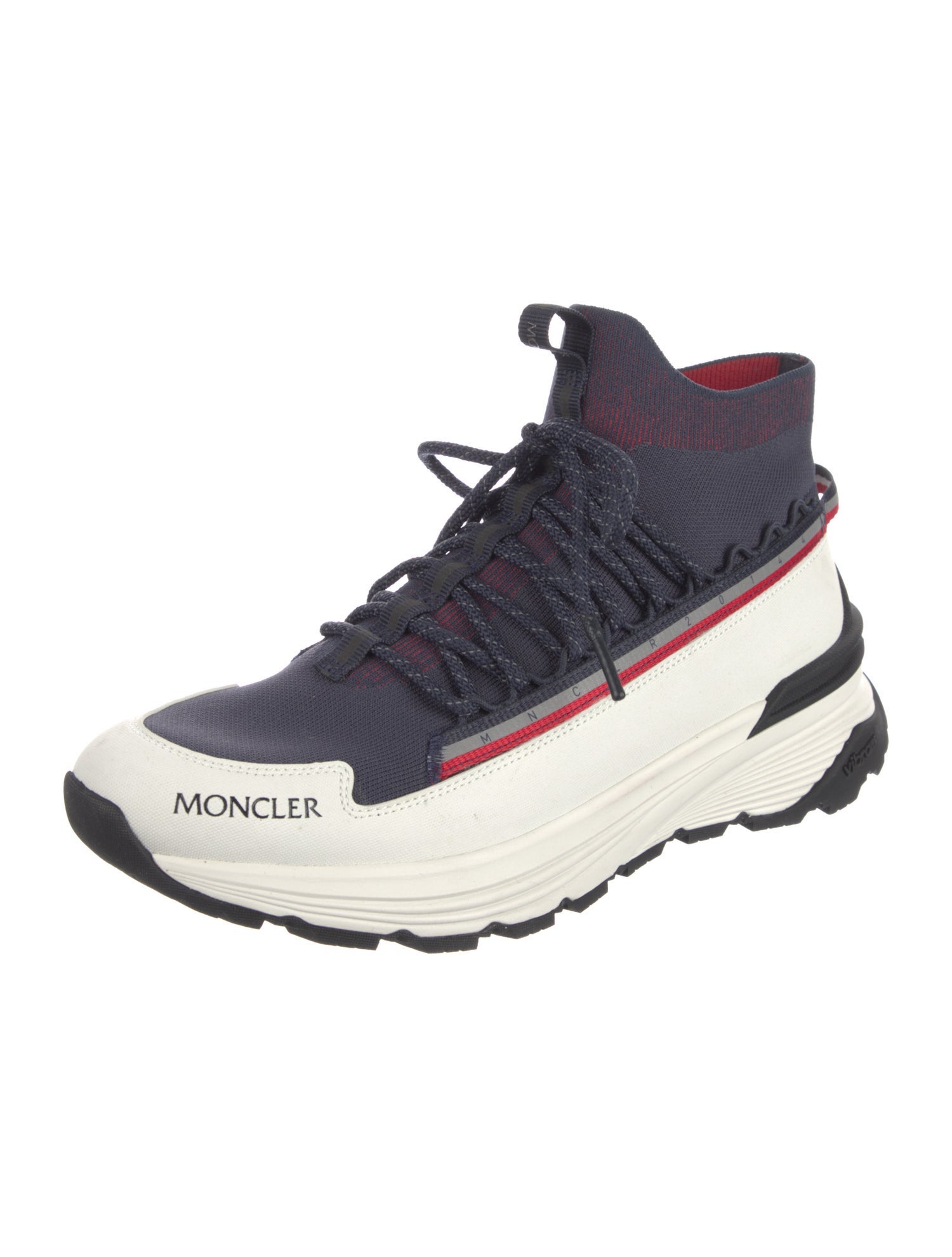 Moncler Colorblock Pattern Sock Sneakers