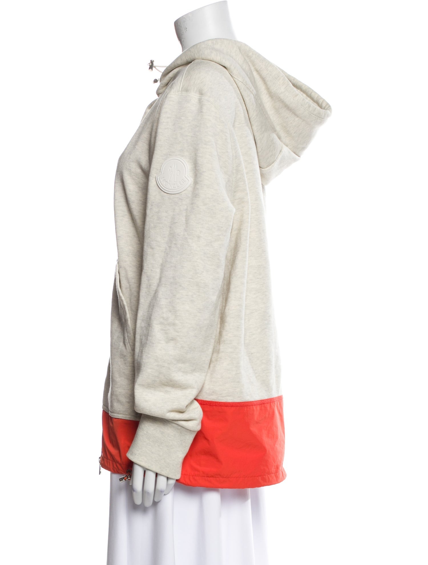 Moncler Colorblock Pattern Bomber Jacket