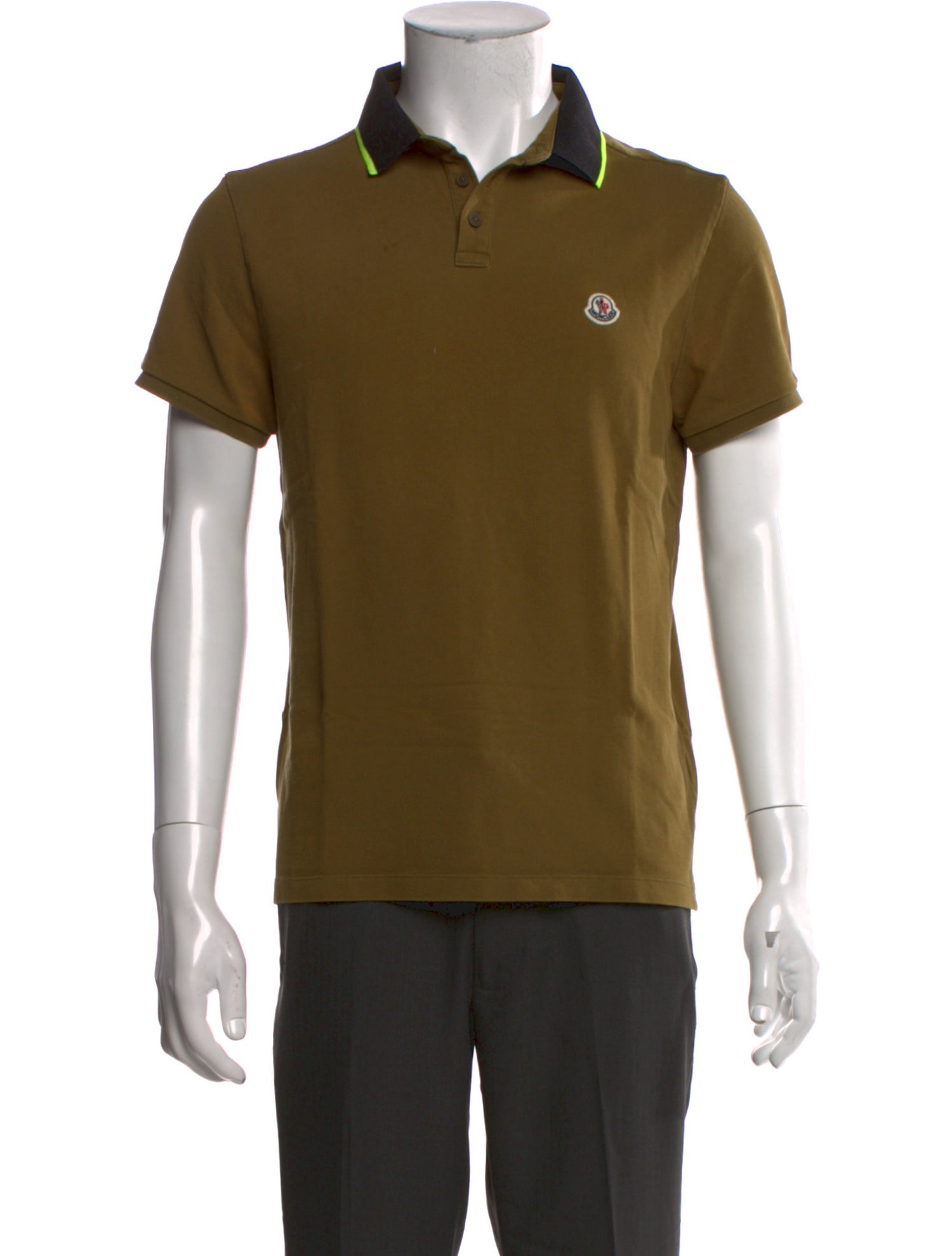 Moncler Collar Short Sleeve Polo Shirt