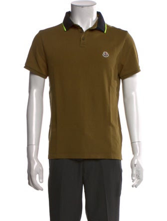 Moncler Collar Short Sleeve Polo Shirt