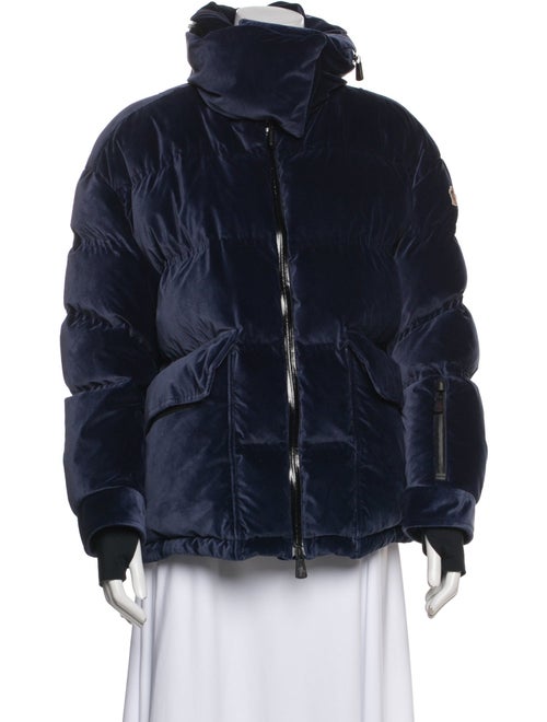 Moncler Grenoble Velvet Faux Fur Jacket