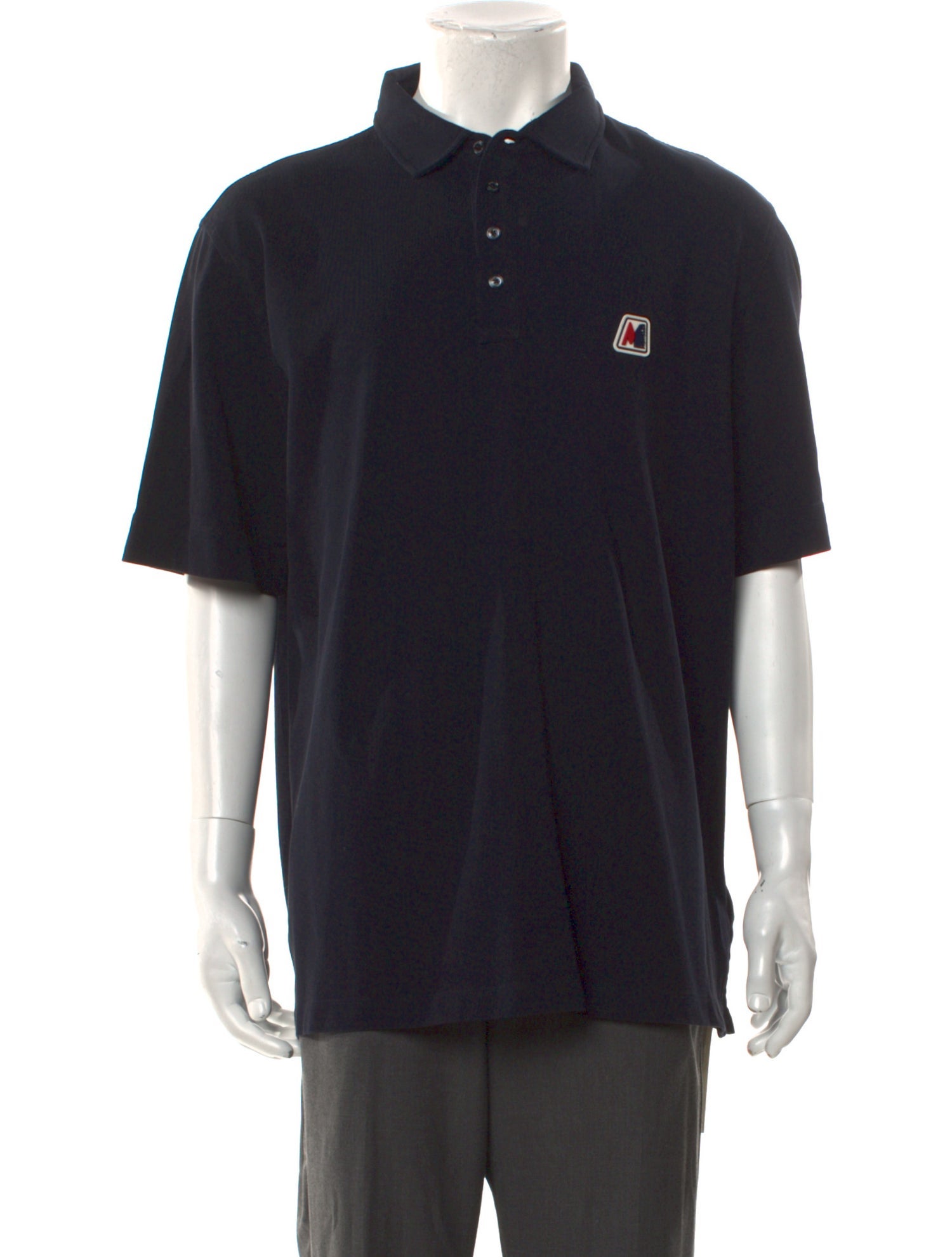 Moncler Collar Short Sleeve Polo Shirt