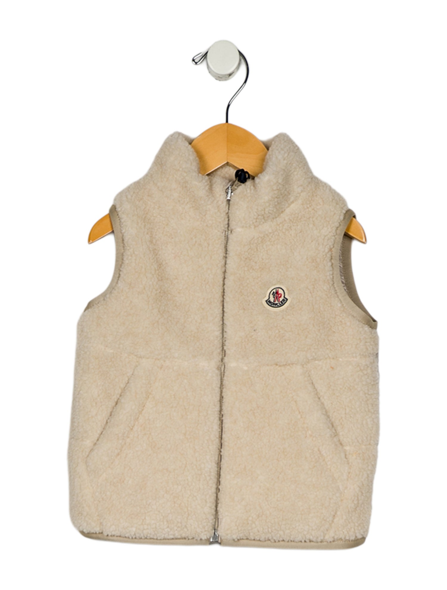 Moncler infant girls' neutral vest w/Tags