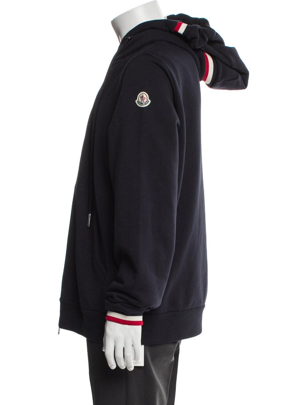 Moncler Cardigan Blue Colorblock Pattern Long Sle… - image 2