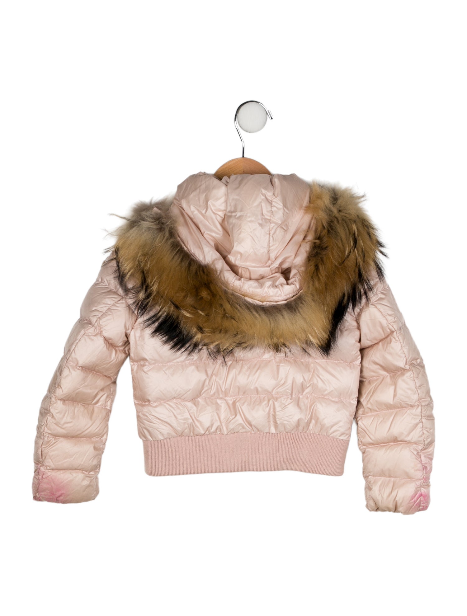 Moncler Toddler Girls' Down Solid Coat