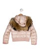 Moncler Toddler Girls' Down Solid Coat