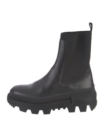 Moncler Leather Chelsea Boots