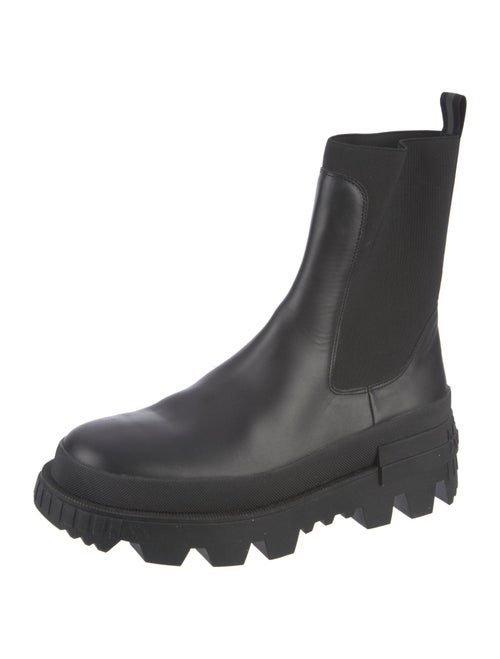 Moncler Leather Chelsea Boots