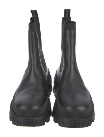 Moncler Leather Chelsea Boots
