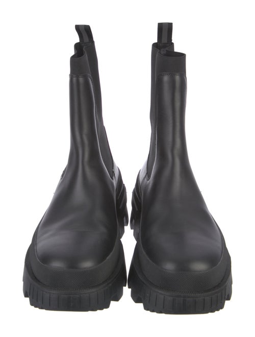 Moncler Leather Chelsea Boots