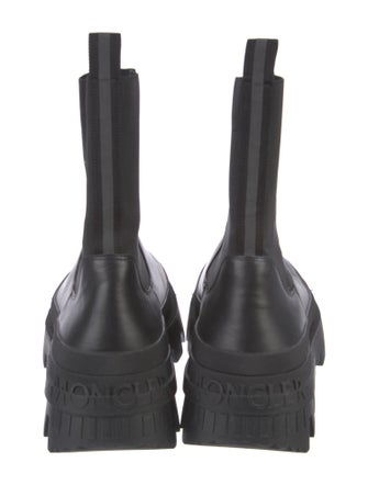 Moncler Leather Chelsea Boots