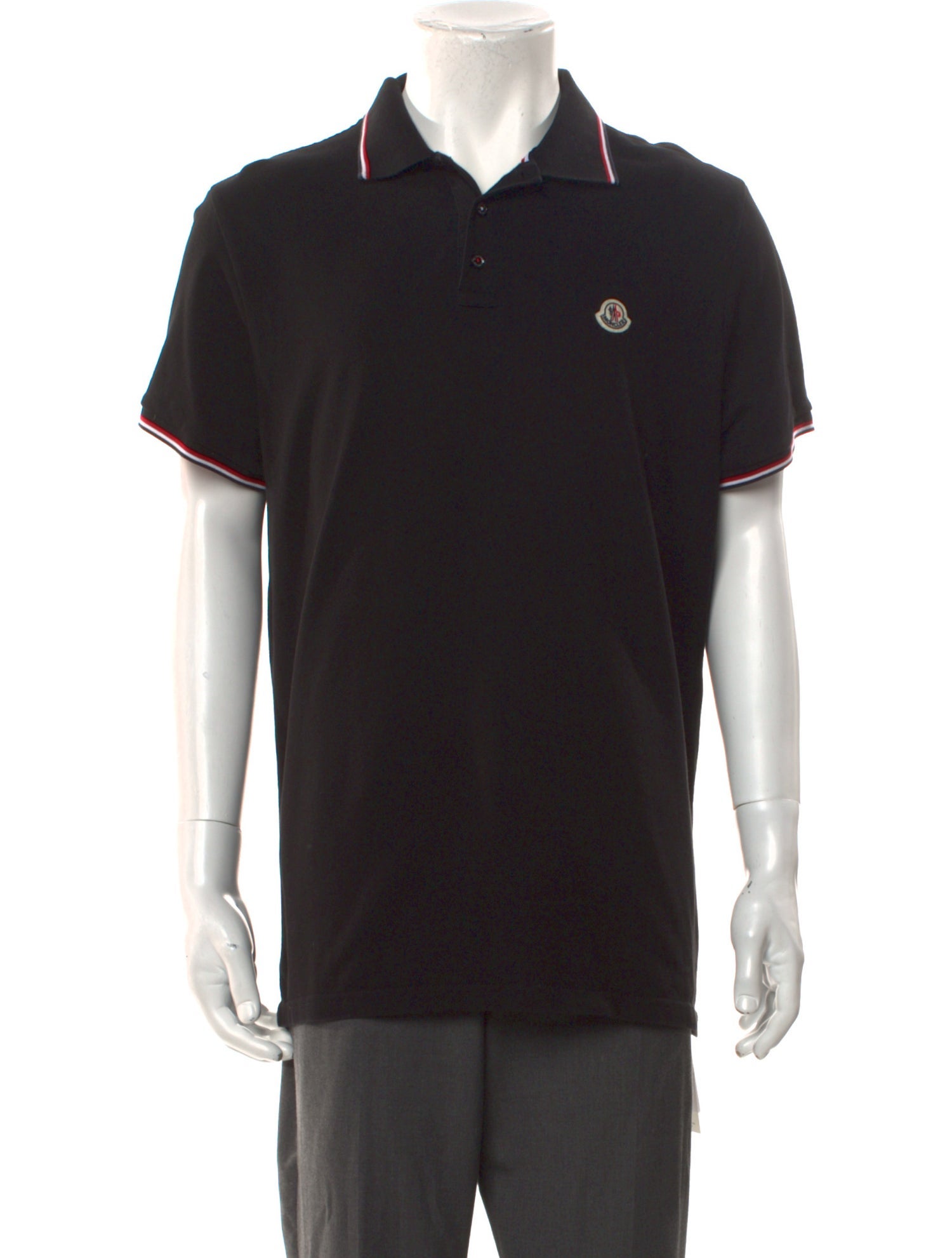 Moncler Collar Short Sleeve Polo Shirt