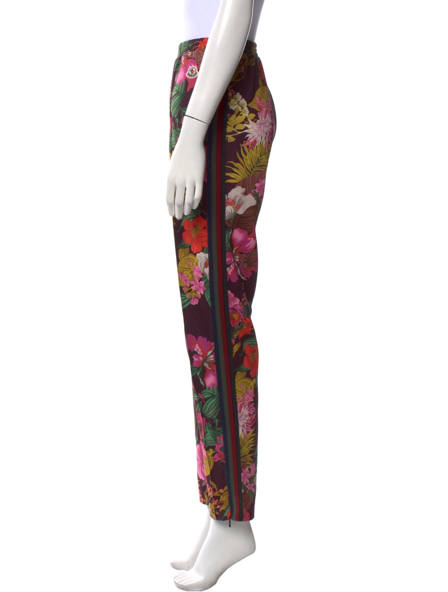 Moncler Floral Print Skinny Leg Pants