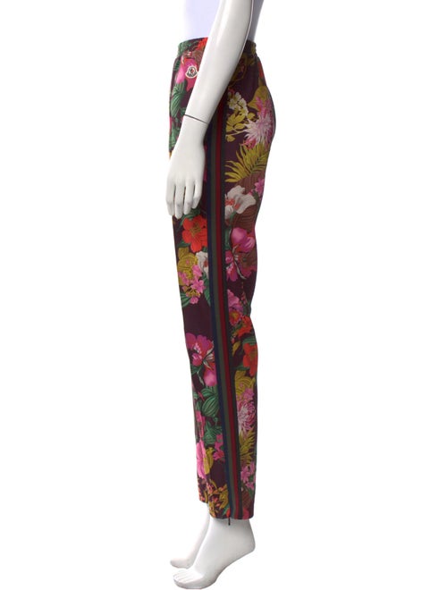Moncler Floral Print Skinny Leg Pants
