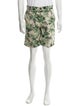 Moncler Printed Flat Front Shorts