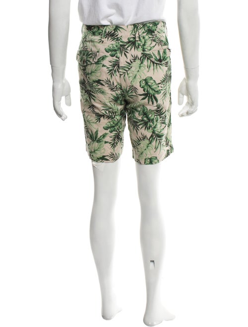 Moncler Printed Flat Front Shorts