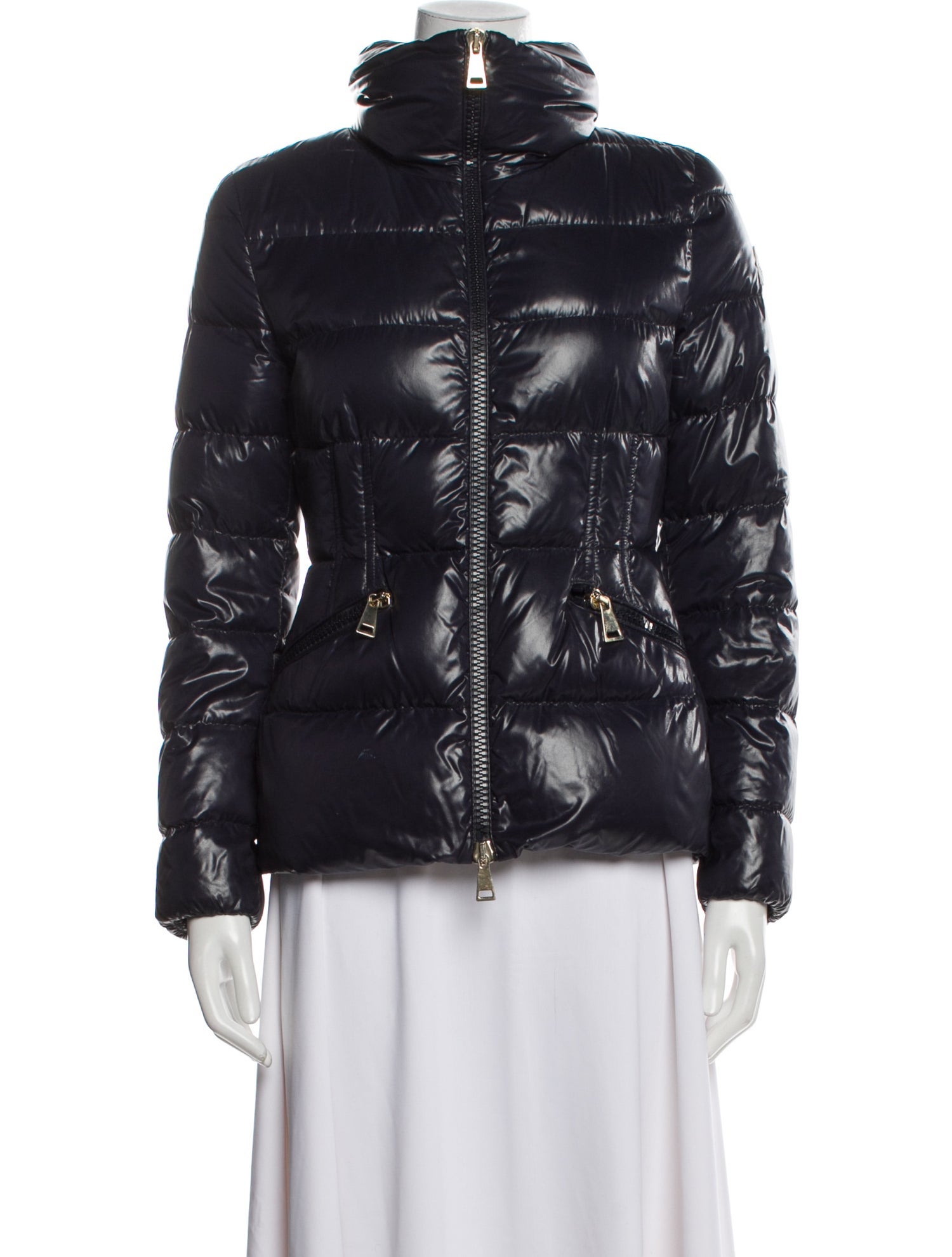 Moncler Nylon Faux Fur Jacket