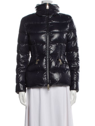 Moncler Nylon Faux Fur Jacket
