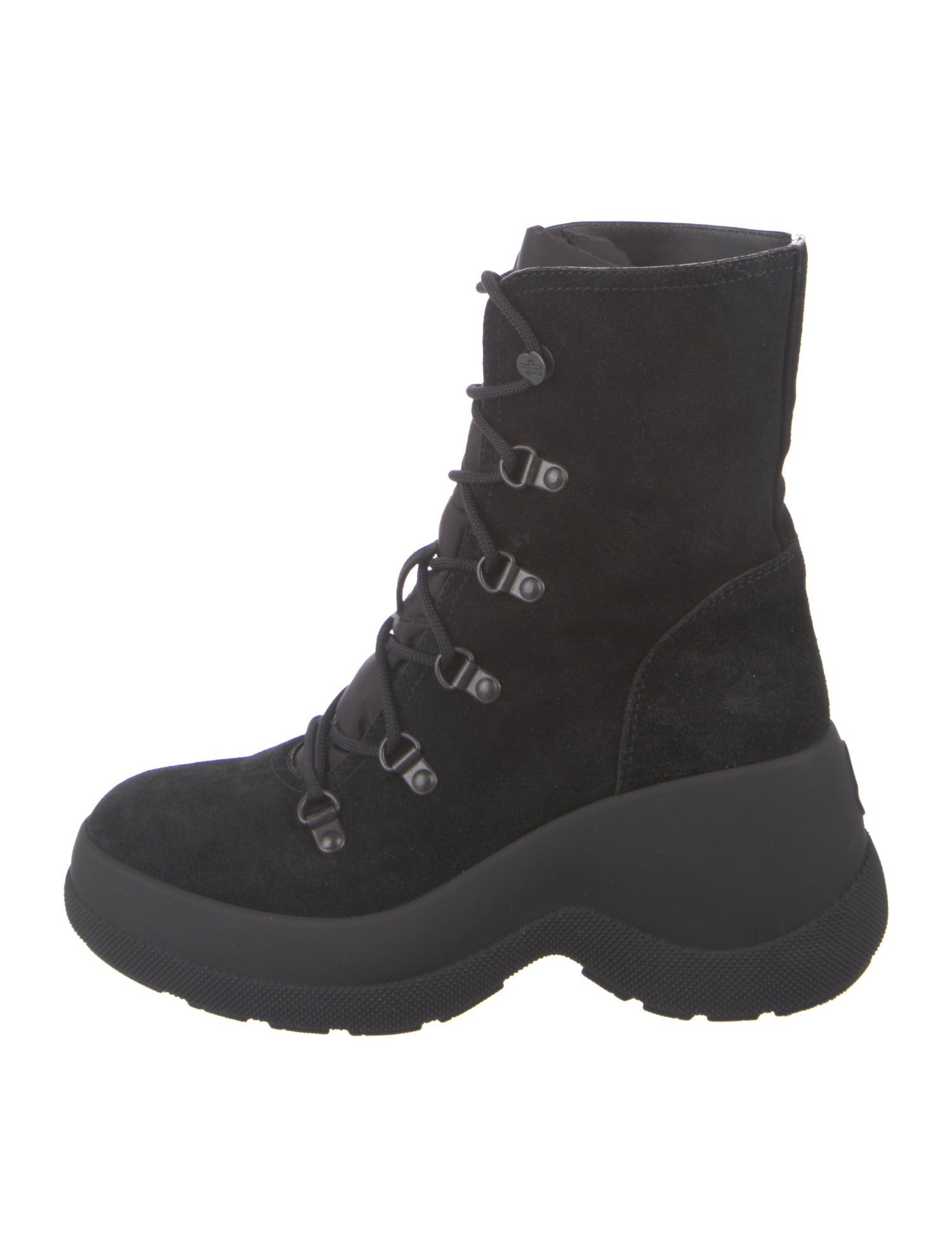 Moncler Suede Combat Boots