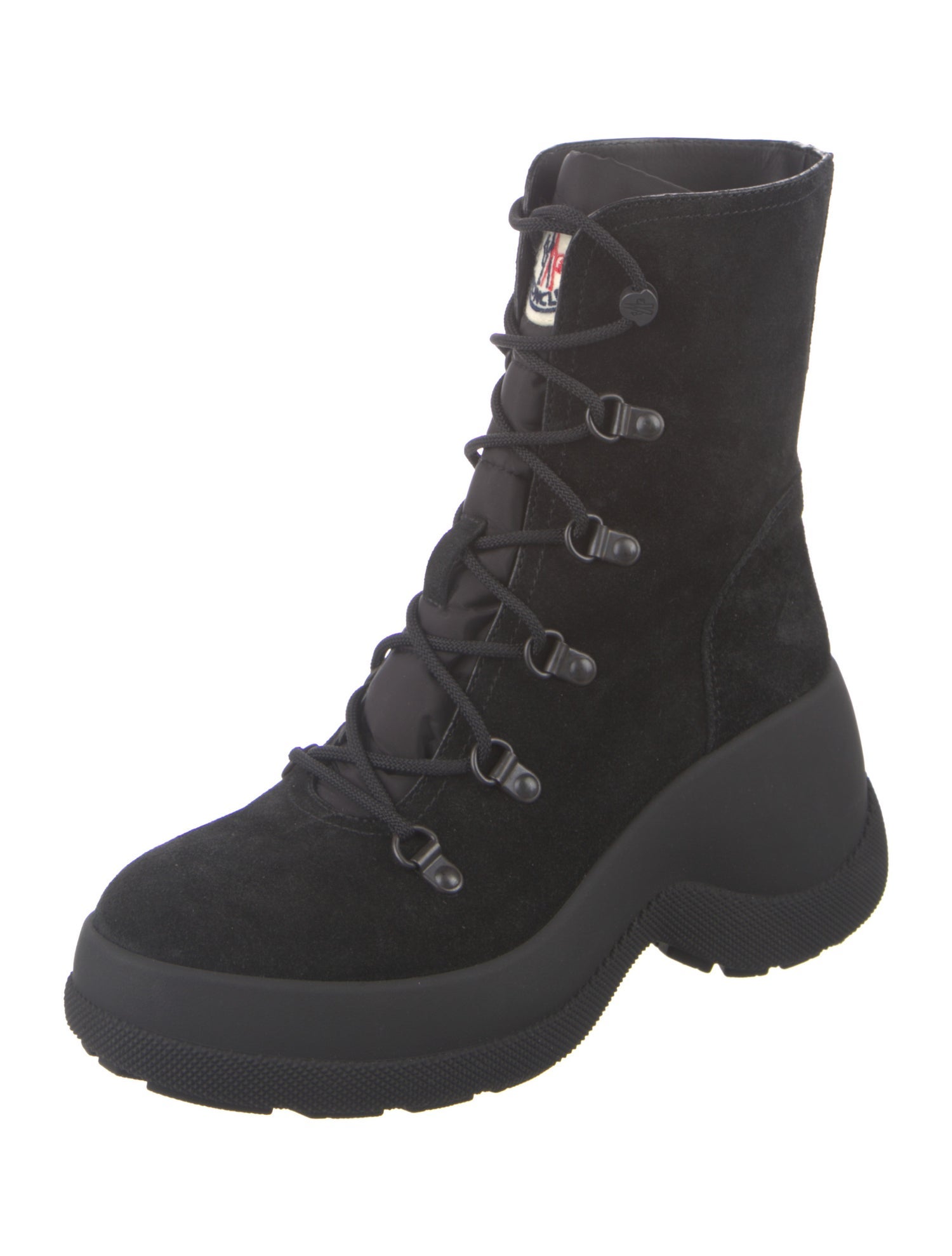 Moncler Suede Combat Boots