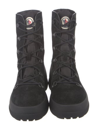 Moncler Suede Combat Boots