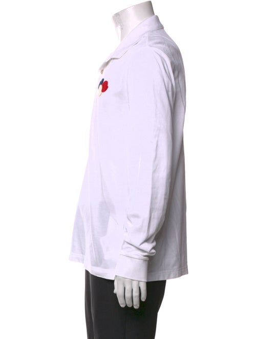 Moncler Graphic Print Crew Neck Polo Shirt