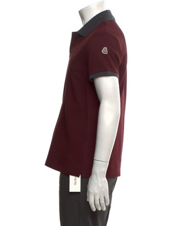 Moncler 2017 V-Neck Polo Shirt