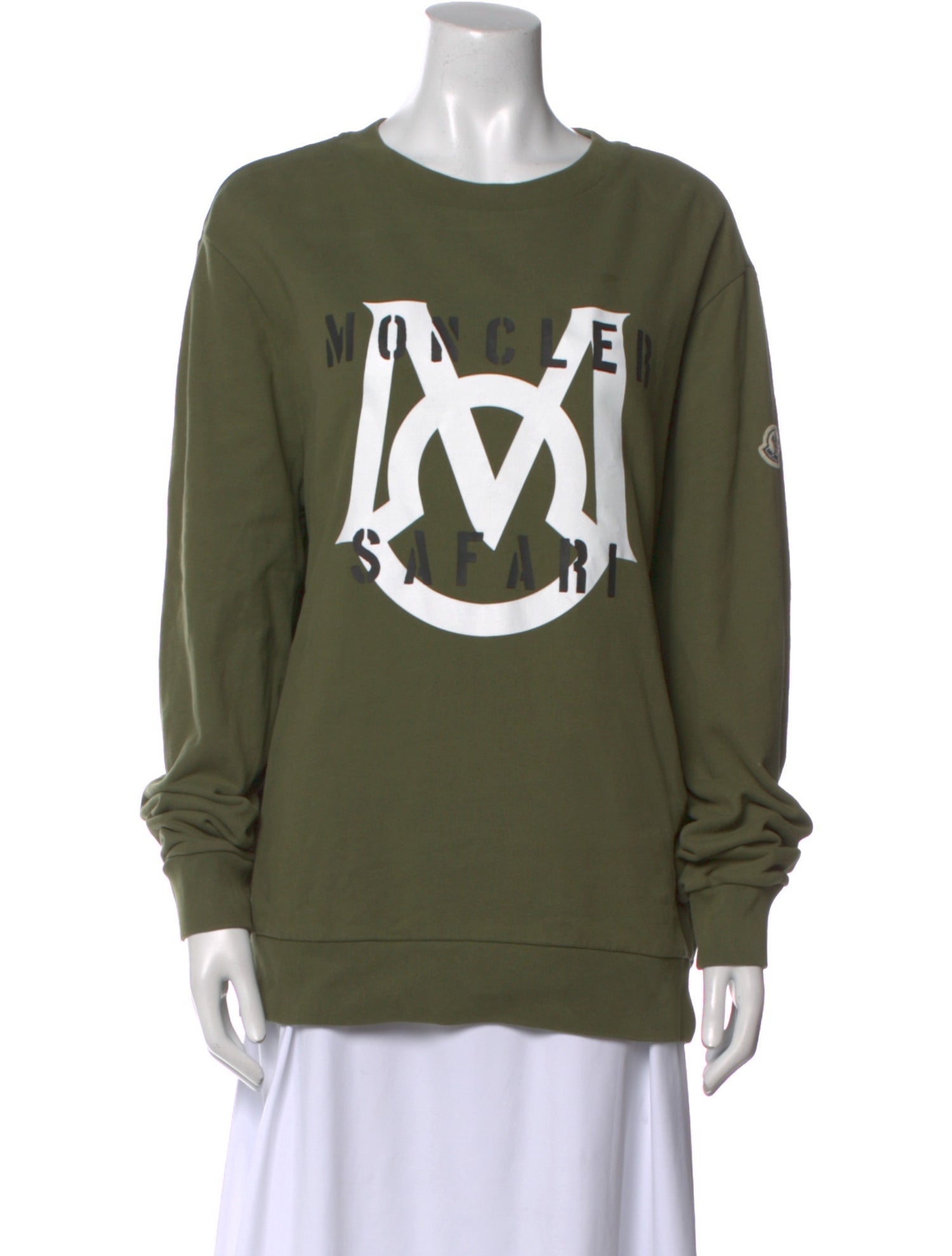 Moncler Graphic Print Crew Neck Sweatshirt