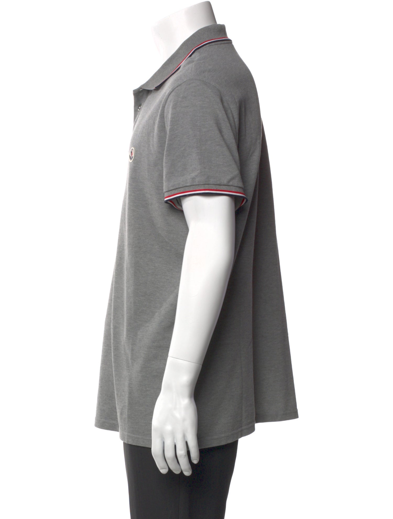 Moncler Crew Neck Short Sleeve Polo Shirt