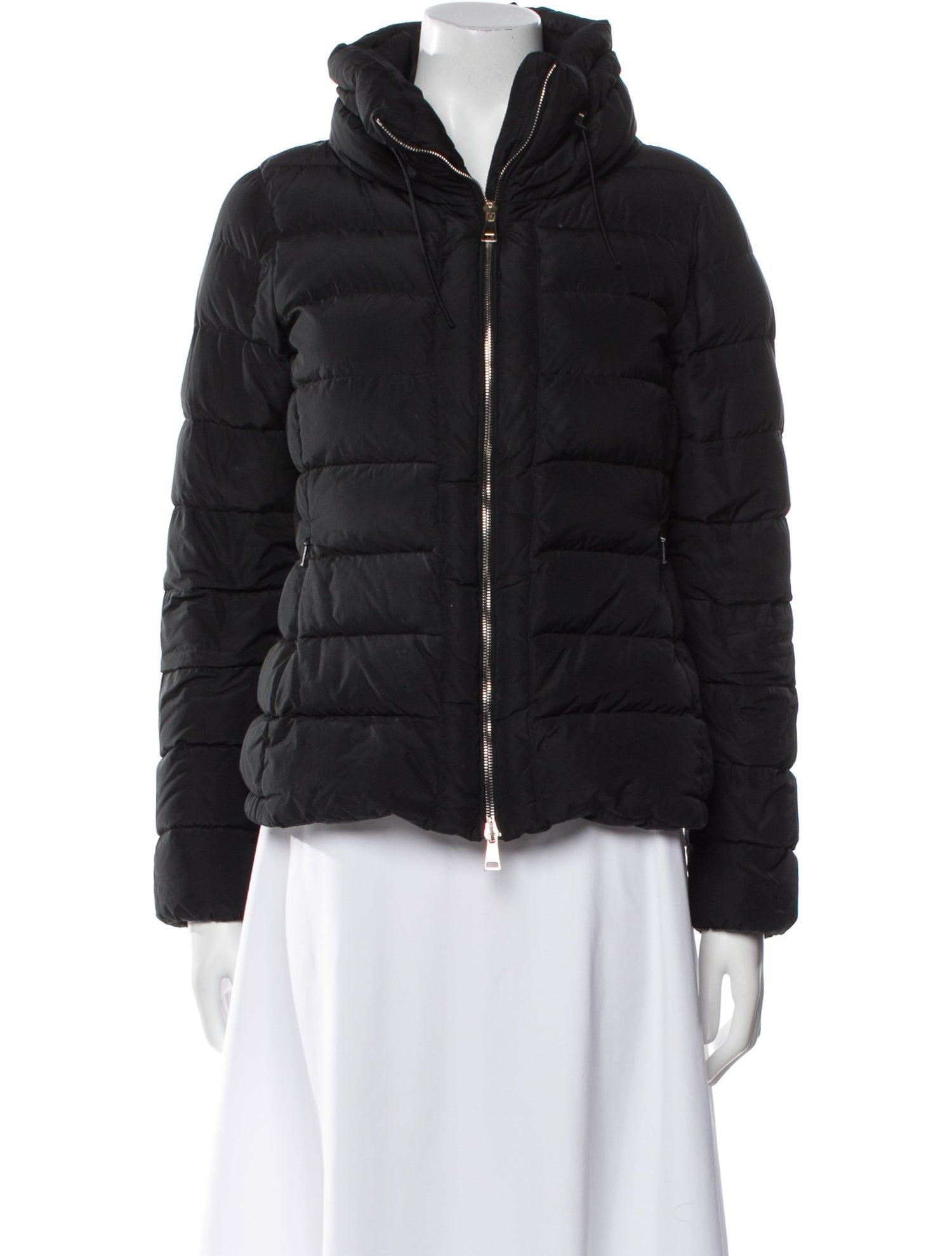 Moncler Idra Nylon Faux Fur Jacket