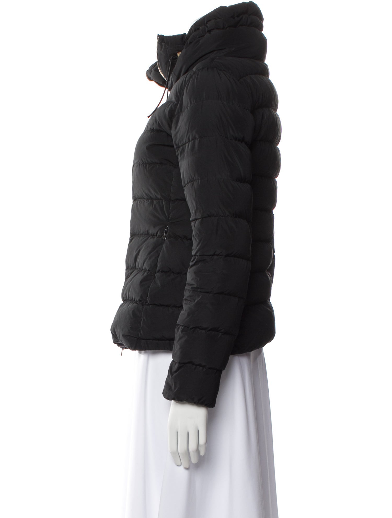 Moncler Idra Nylon Faux Fur Jacket