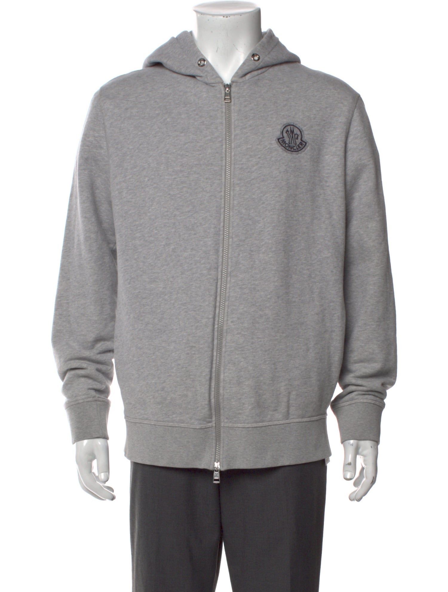 Moncler V-Neck Long Sleeve Hoodie